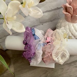 NEW Butterfly Scrunchies